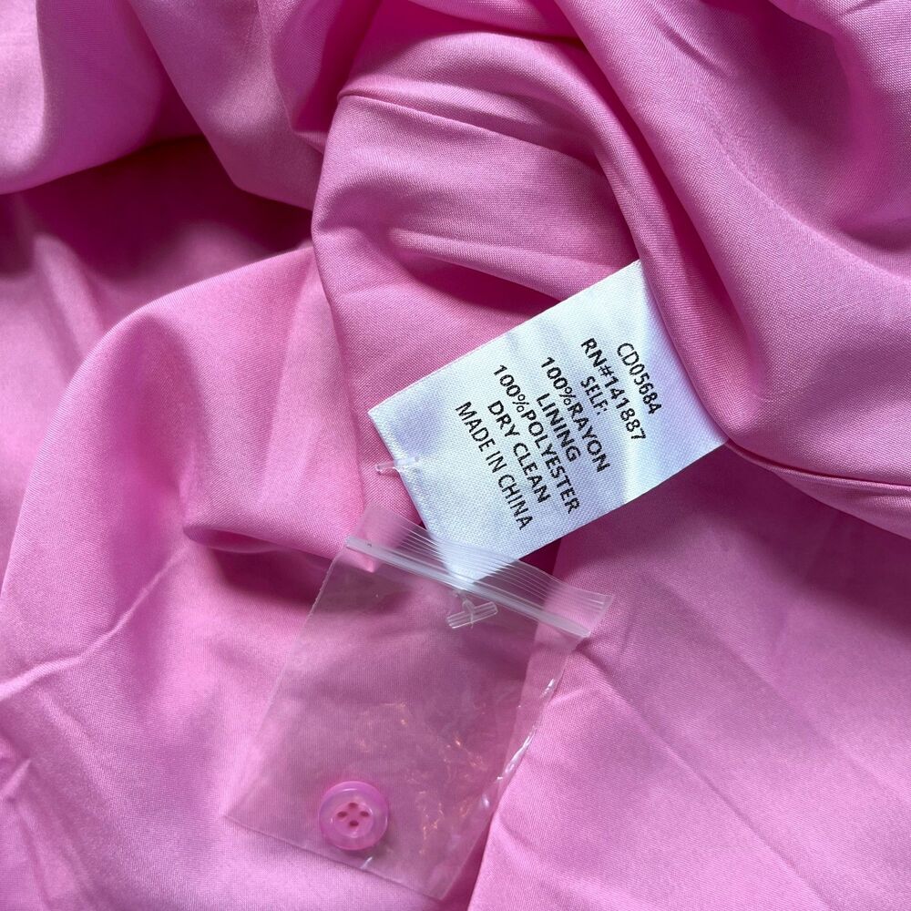 NWT Tcec Pressed Petals Pink Ditsy Floral Dress L Short Flowy Babydoll Cut - Picture 9 of 10